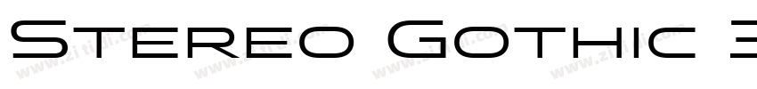 Stereo Gothic 300字体转换